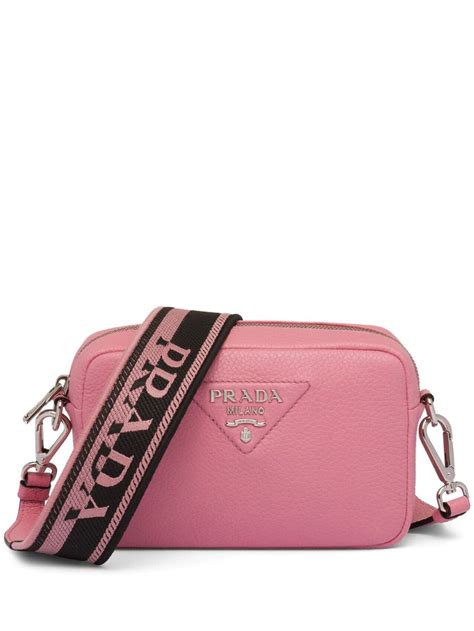 prada logo-plaque crossbody bag|Prada crossbody bag used.